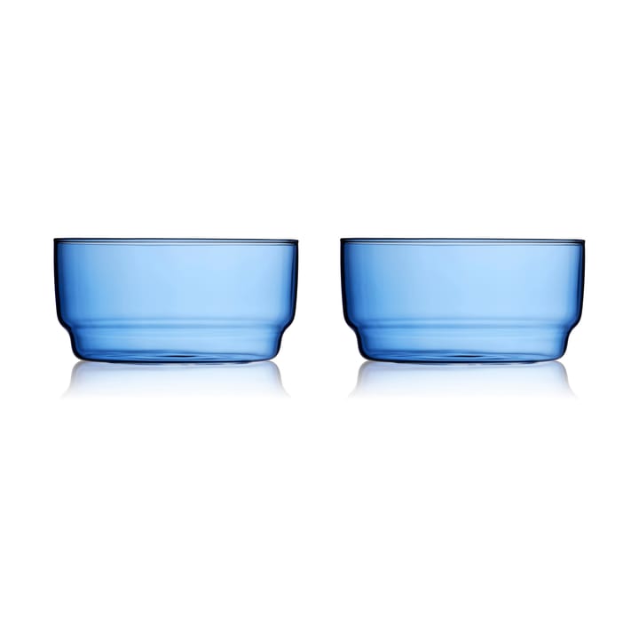 Bol Torino 50 cl, lot de 2 - Bleu - Lyngby Glas