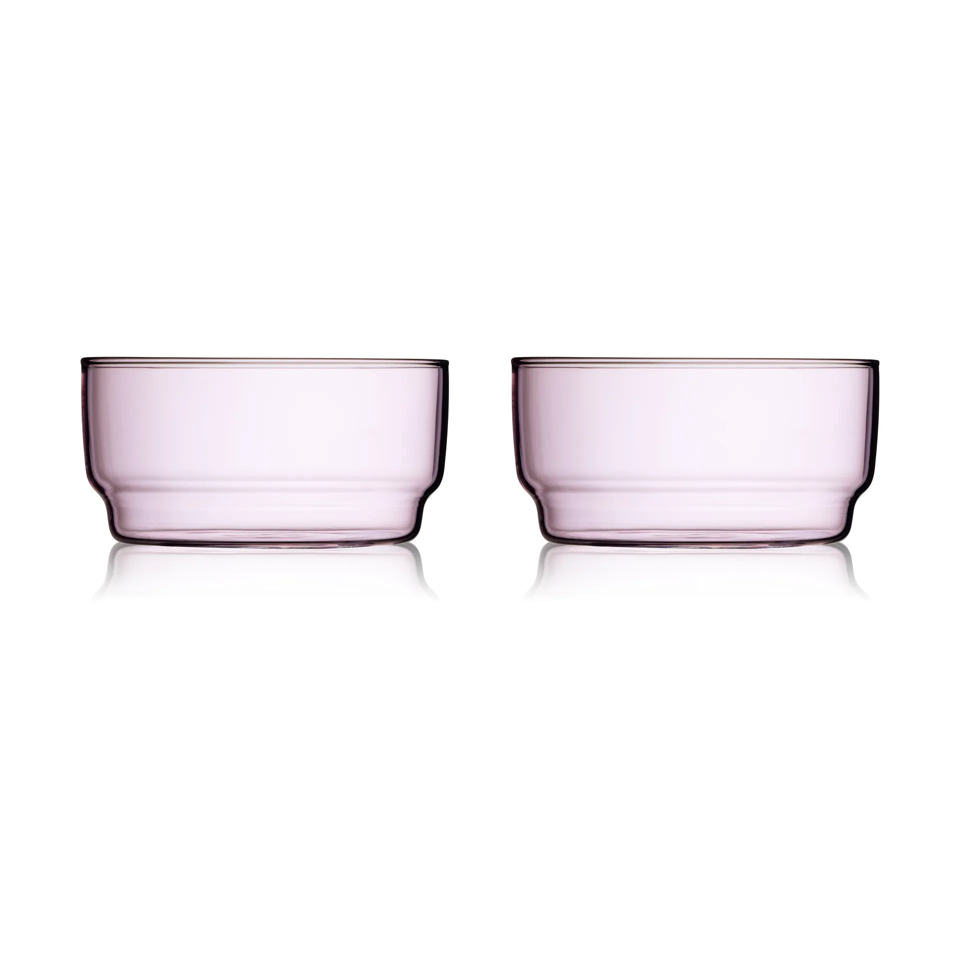 Bol Torino 50 cl, lot de 2, Pink Lyngby Glas