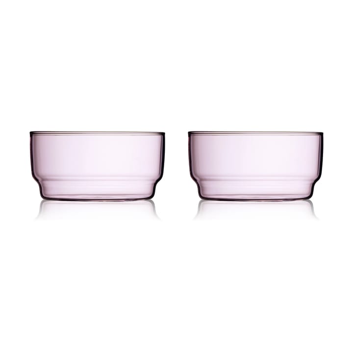 Bol Torino 50 cl, lot de 2 - Pink - Lyngby Glas