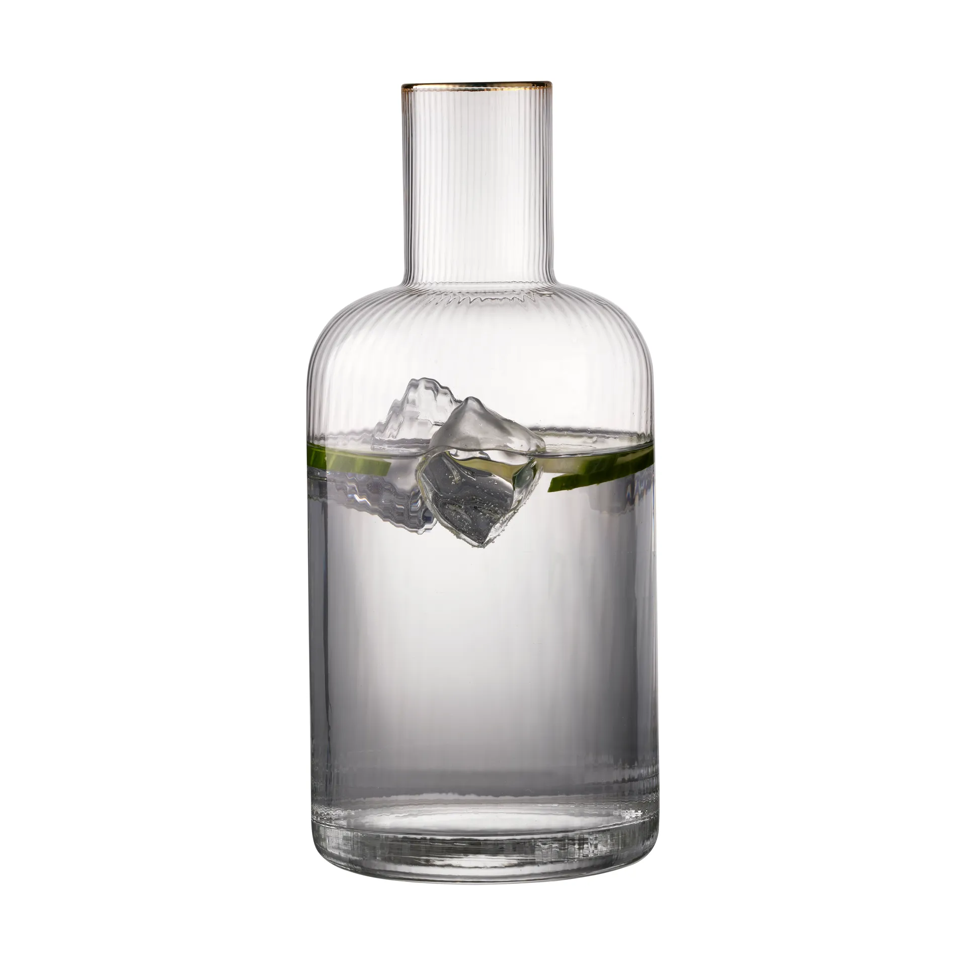 Carafe Palermo Gold 1,5 l, Transparent-or Lyngby Glas