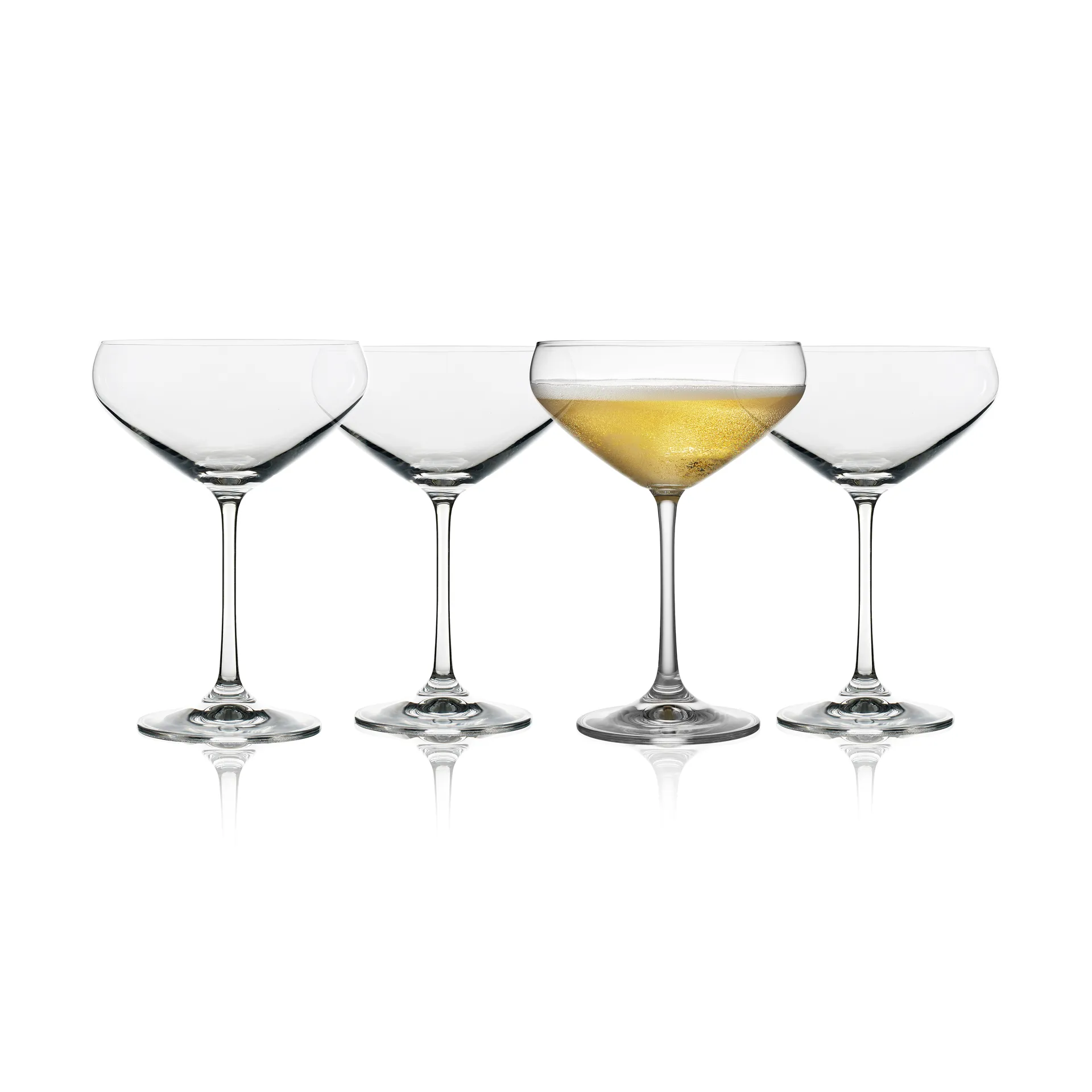 Coupe à champagne Juvel 34 cl, lot de 4, Cristal Lyngby Glas