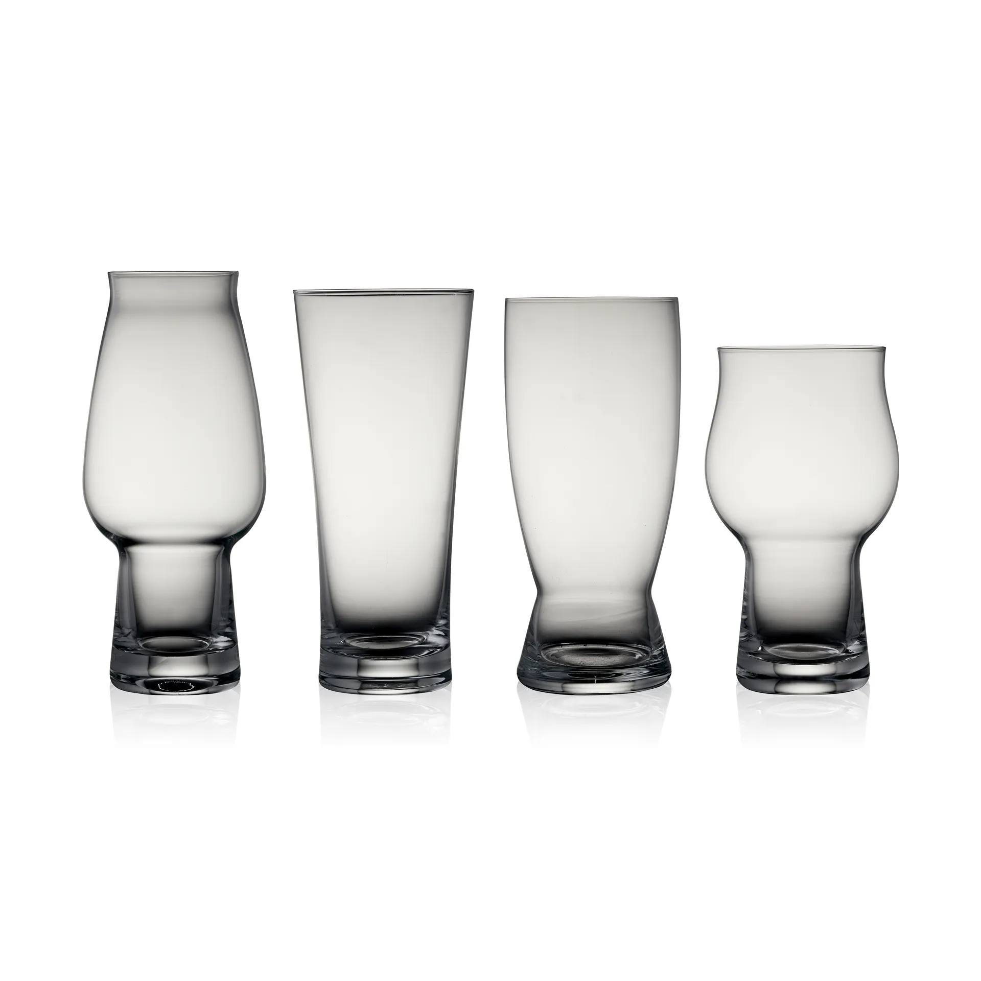 Ensemble de verres à bière Lyngby Glas 4 pièces, Cristal Lyngby Glas