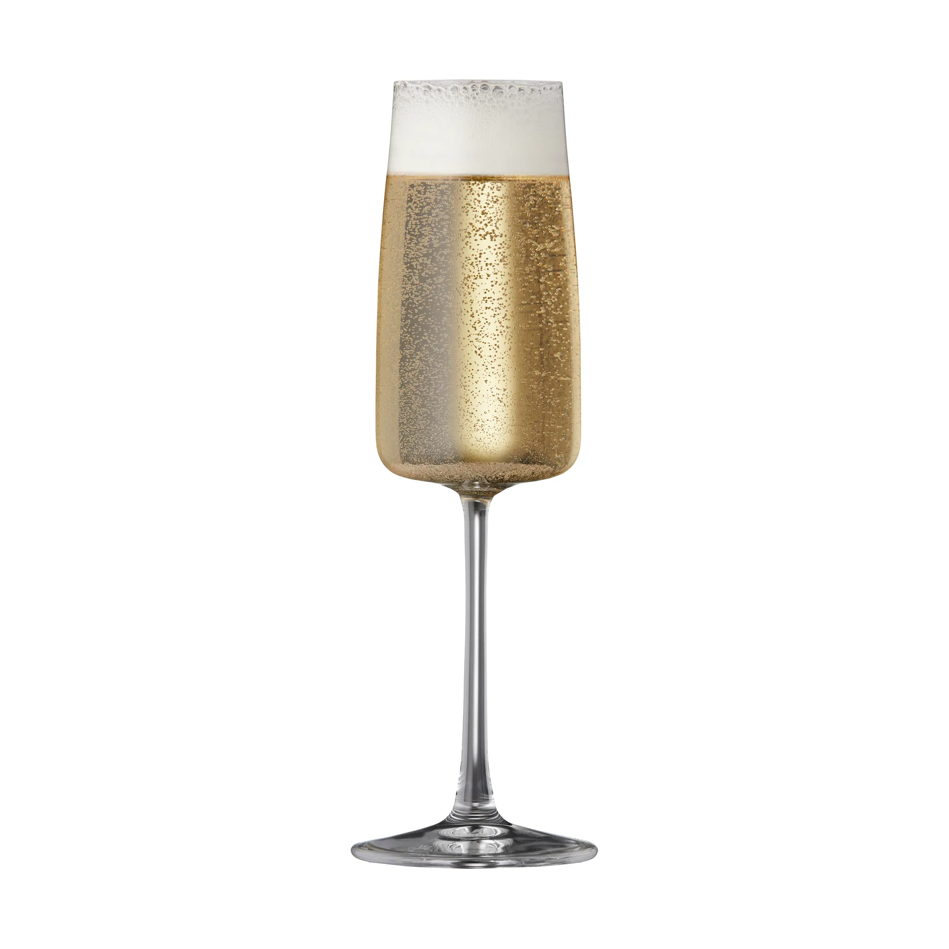 Flûte à champagne Zero 30 cl, lot de 4, Cristal Lyngby Glas