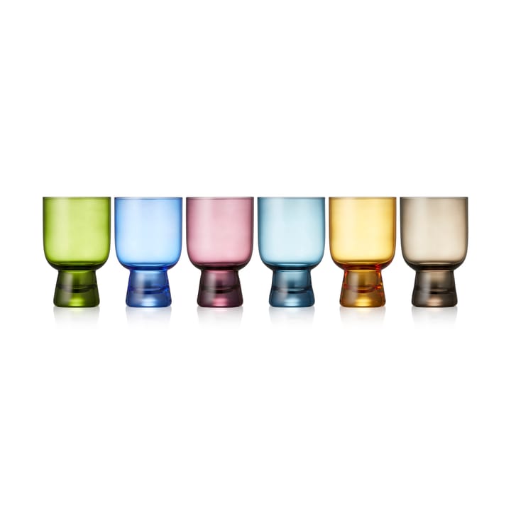 Gobelet en verre Lyngby Glas 30 cl, lot de 6 - Mix - Lyngby Glas