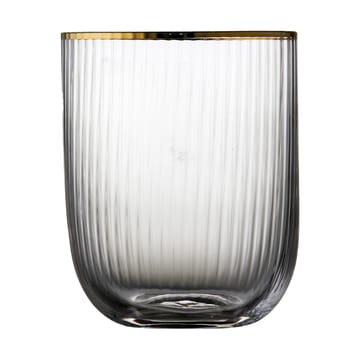 Gobelet en verre Palermo Gold 35 cl, lot de 4 - Transparent-or - Lyngby Glas