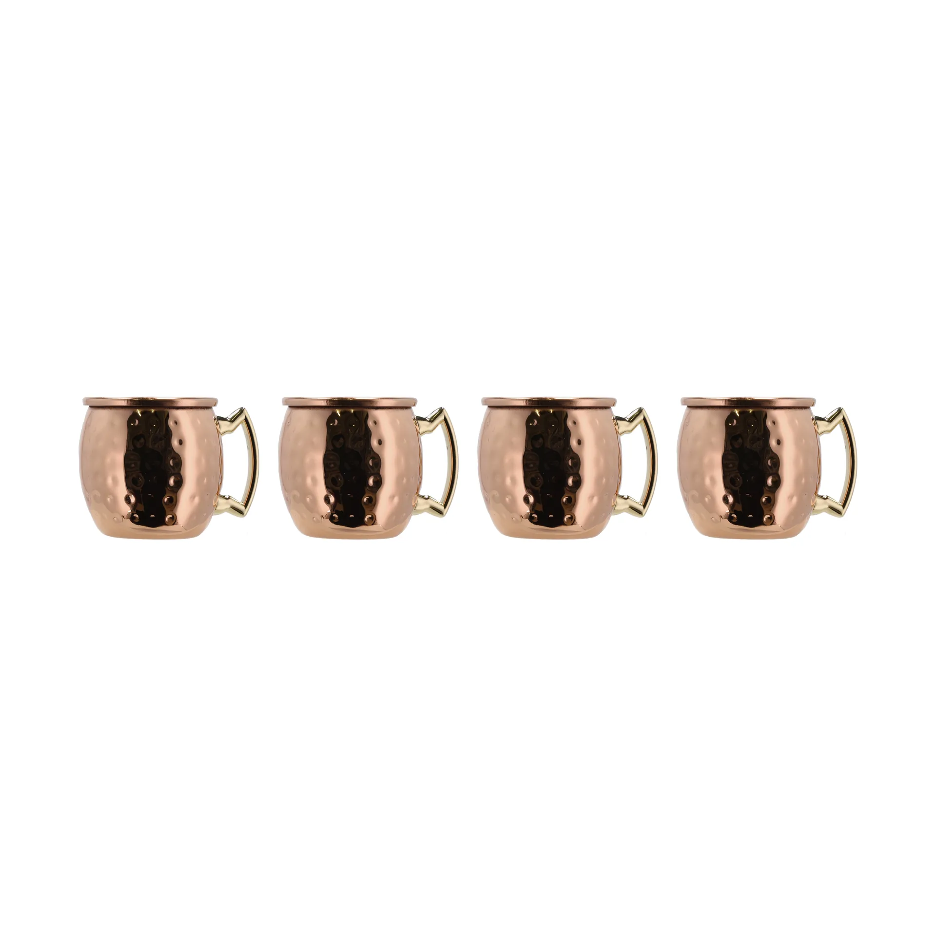 Mini verre à shot Moscow mule 8 cl, lot de 4, Cuivre Lyngby Glas