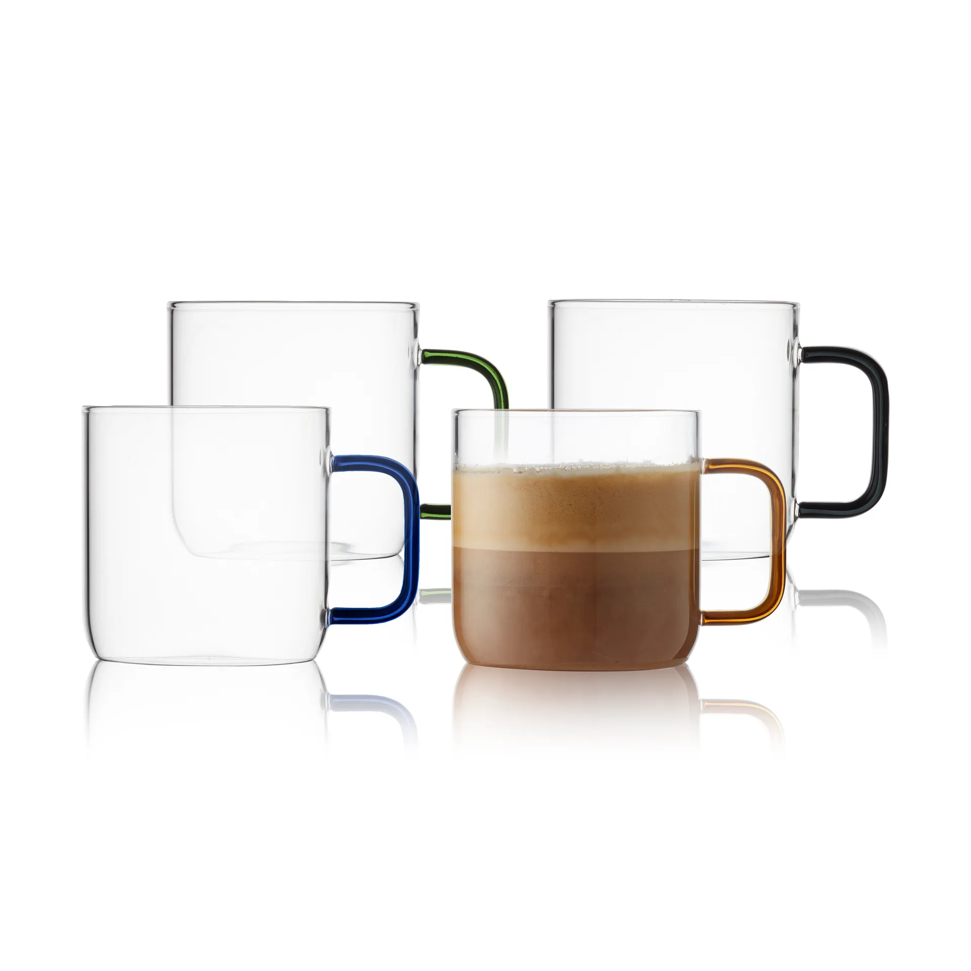 Mug en verre Torino 30 cl 4 pièces, Mix Lyngby Glas