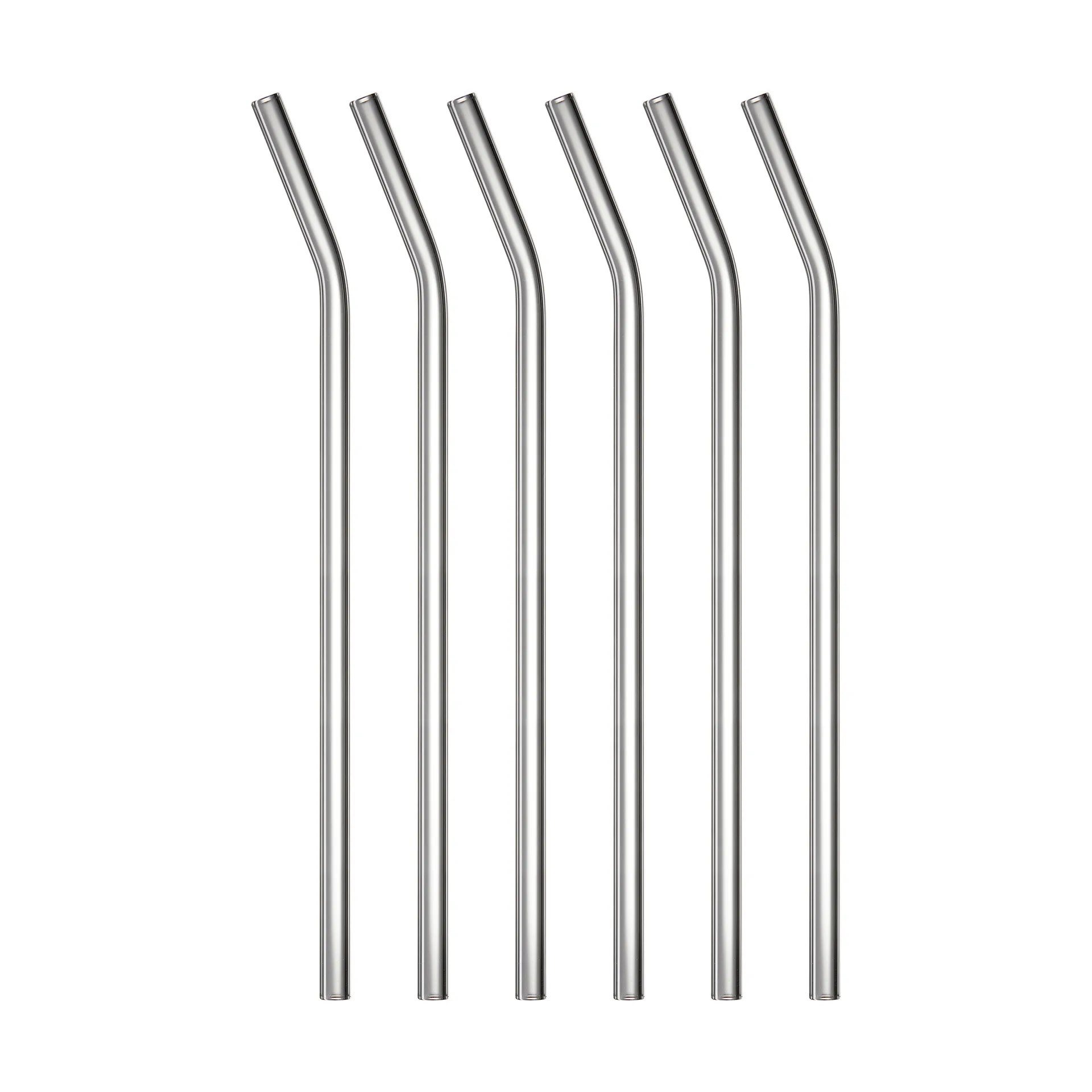 Paille Lyngby Glas 21,5 cm, lot de 6, Transparent Lyngby Glas