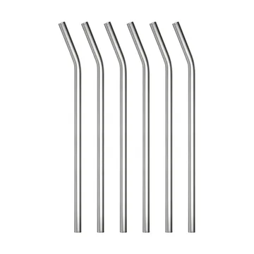 Paille Lyngby Glas 21,5 cm, lot de 6 - Transparent - Lyngby Glas