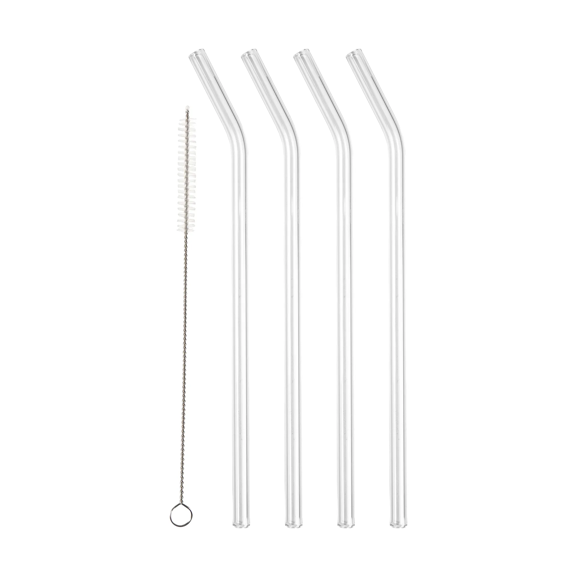 Pailles en verre Lyngby Glas 21,5 cm - lot de 4, Transparent Lyngby Glas