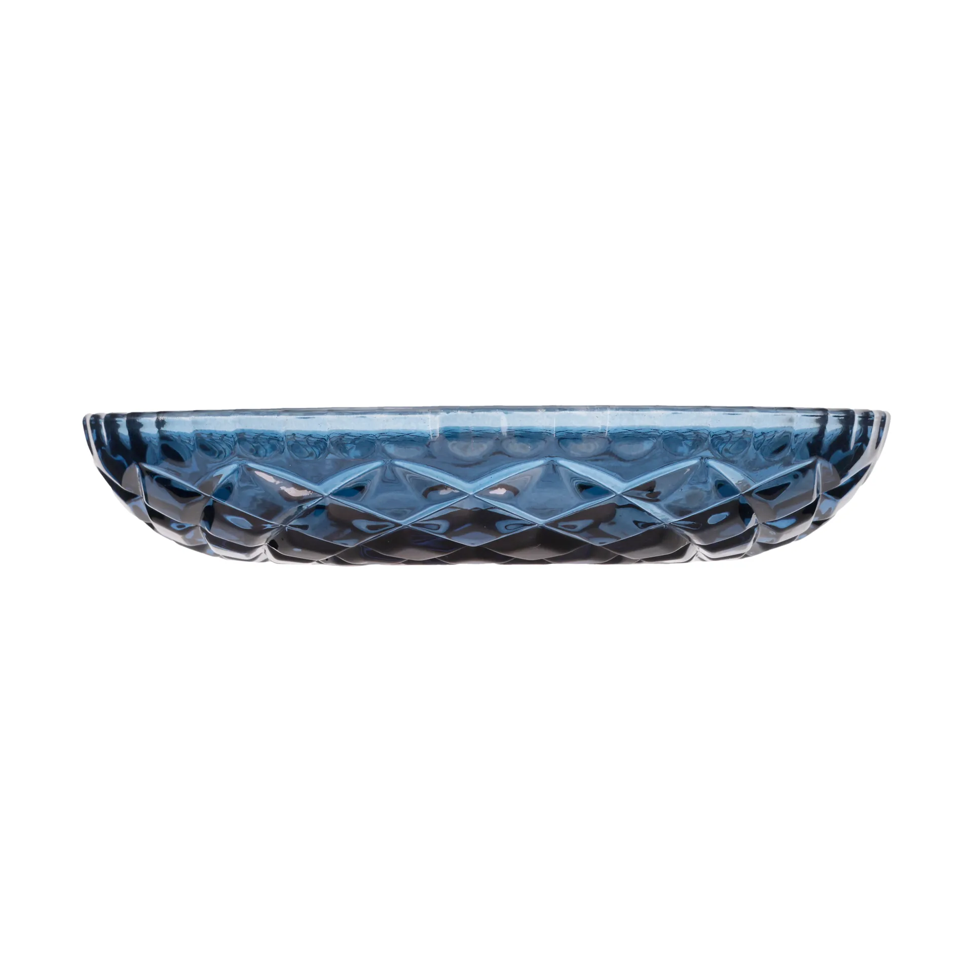 Petite assiette Sorrento Ø 16 cm, lot de 4, Bleu Lyngby Glas