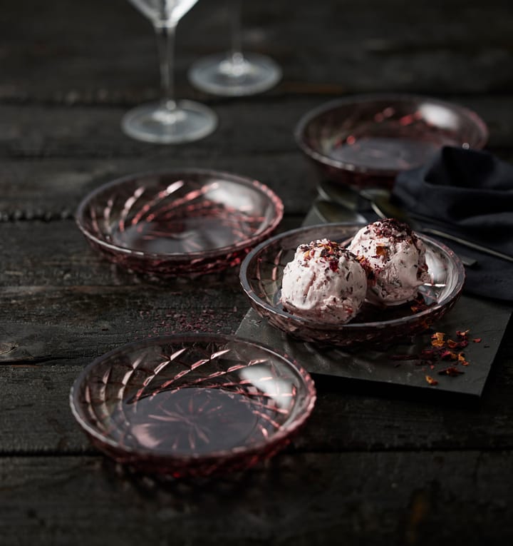 Petite assiette Sorrento Ø 16 cm, lot de 4, Rose Lyngby Glas