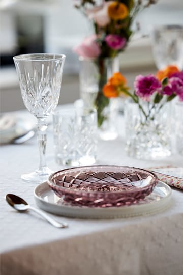 Petite assiette Sorrento Ø 16 cm, lot de 4 - Rose - Lyngby Glas
