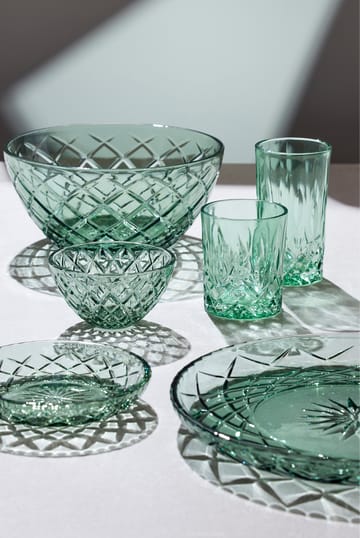 Petite assiette Sorrento Ø 16 cm, lot de 4 - Vert - Lyngby Glas