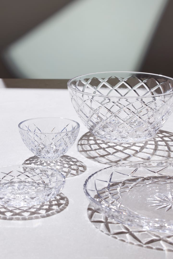 Petite assiette Sorrento Ø 16 cm, lot de 6 - Transparent - Lyngby Glas