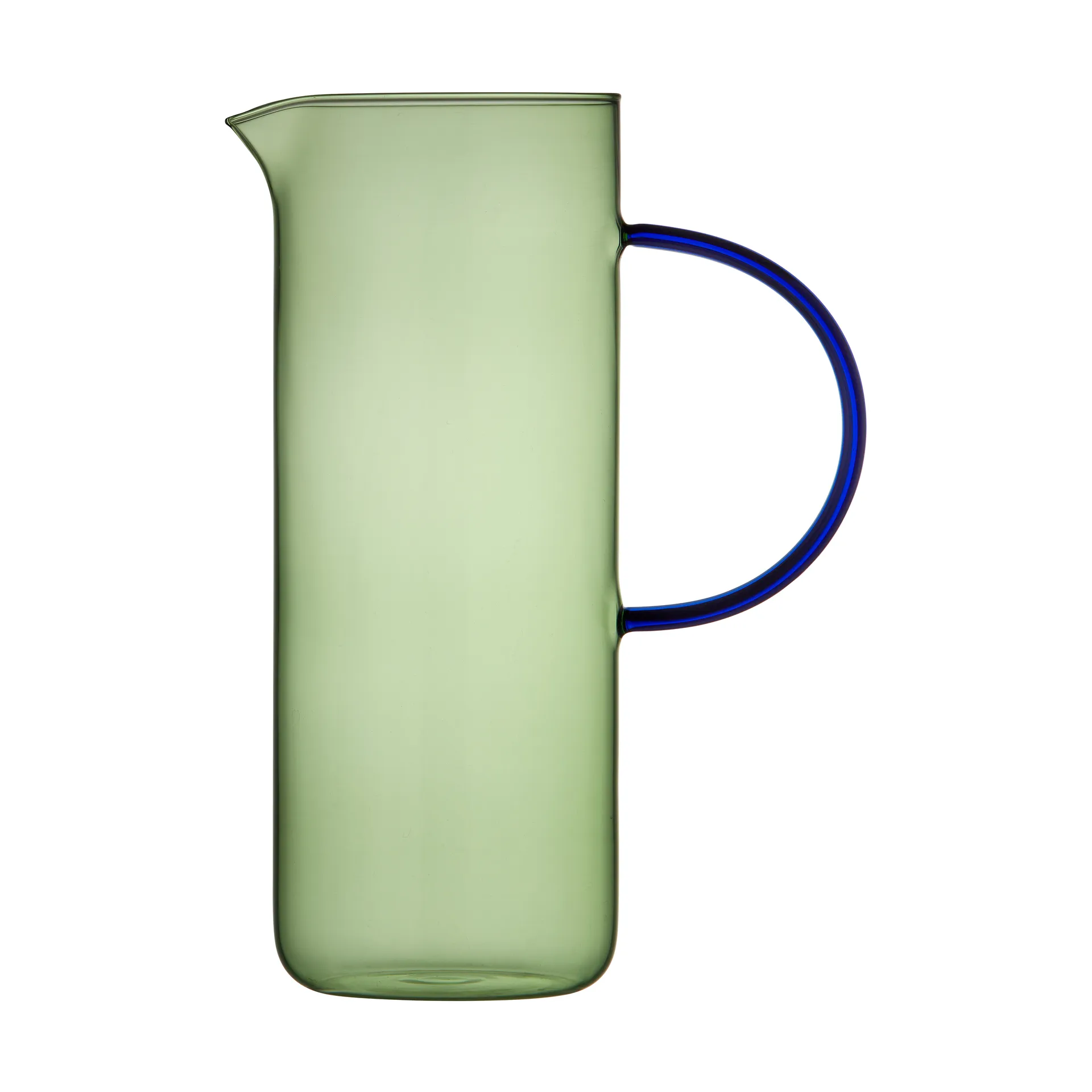 Pichet en verre Torino 1,1 l, Green-blue Lyngby Glas