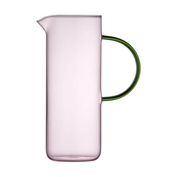 Pichet en verre Torino 1,1 l - Pink-green - Lyngby Glas