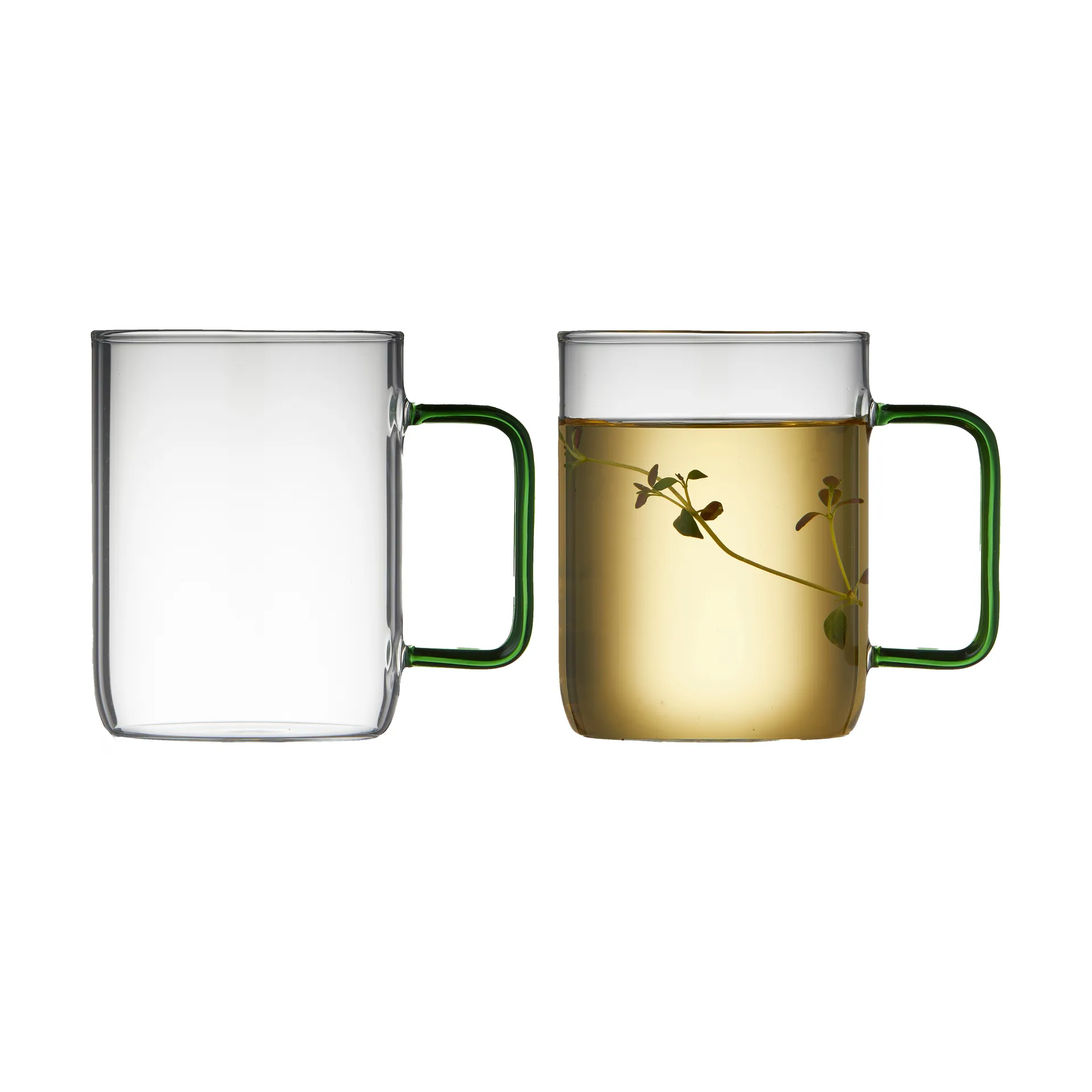 Tasse en verre Torino 40 cl, Vert Lyngby Glas