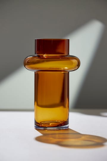Vase Tube verre 20 cm - Amber - Lyngby Glas