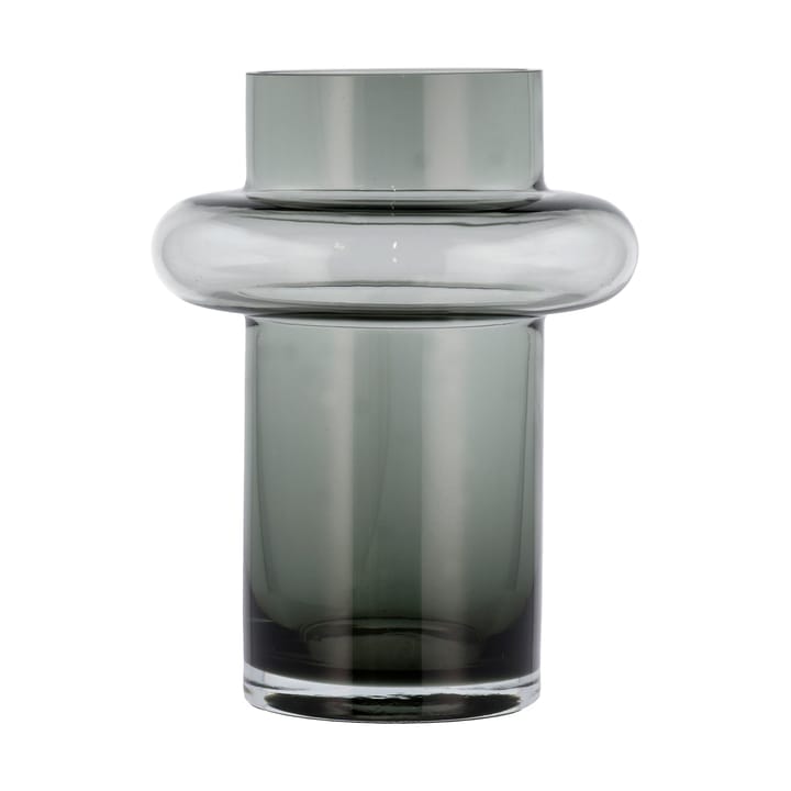 Vase Tube verre 20 cm - Smoke - Lyngby Glas