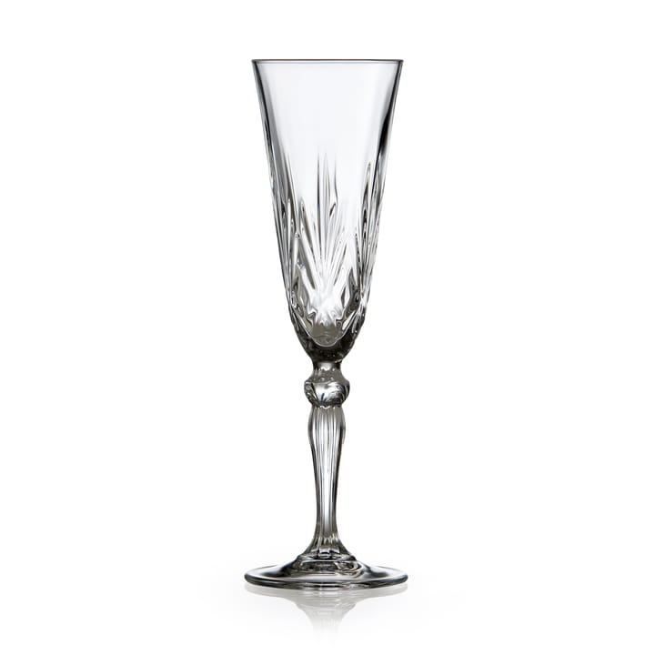 Verre à champagne Melodia 16 cl, lot de 4 - Cristal - Lyngby Glas