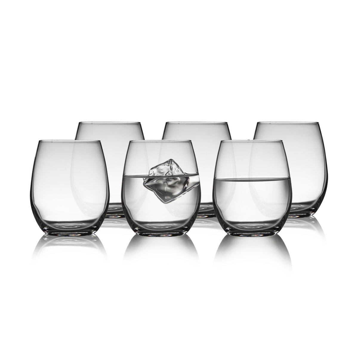 lyngby glas verre à eau juvel 39 cl, lot de 6 transparent