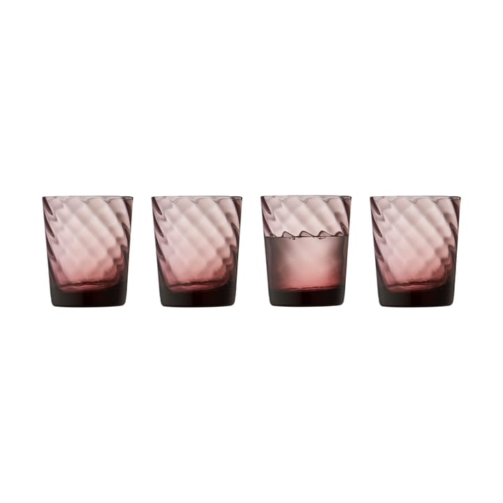 Verre à eau Vienna 30 cl, lot de 4 - Pink - Lyngby Glas