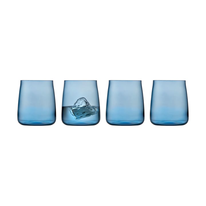Verre à eau Zero 42 cl, lot de 4 - Blue - Lyngby Glas