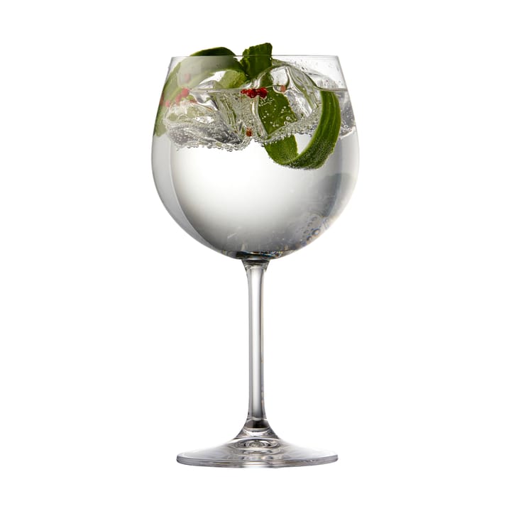 Verre à gin tonic Palermo Gold 32 cl, lot de 4 de Lyngby Glas 