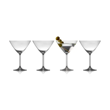 Verre à martini Juvel 28 cl, lot de 4 - Cristal - Lyngby Glas