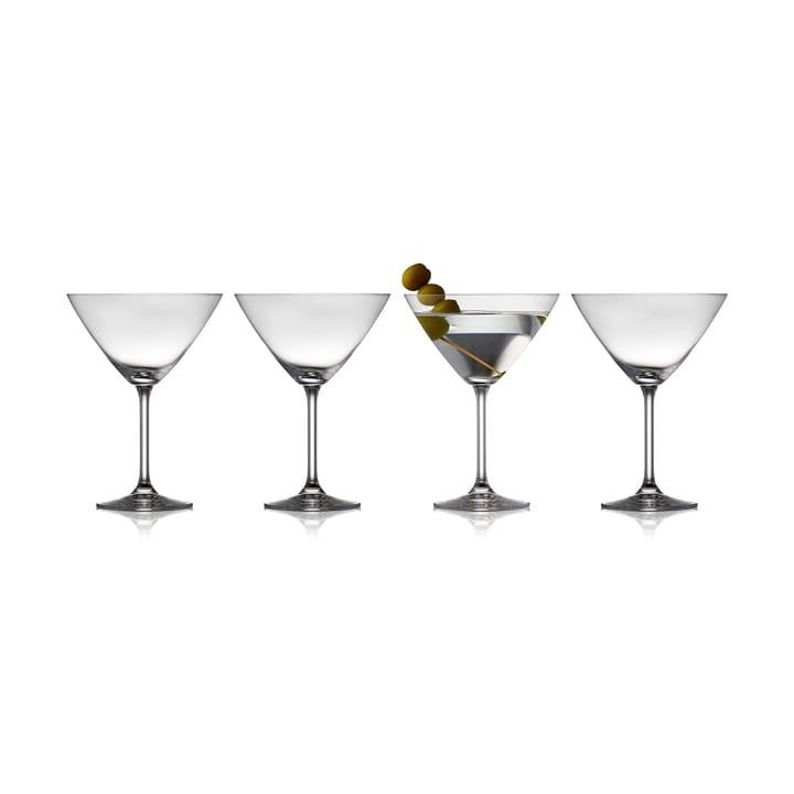 Verre à martini Juvel 28 cl, lot de 4 - Cristal - Lyngby Glas