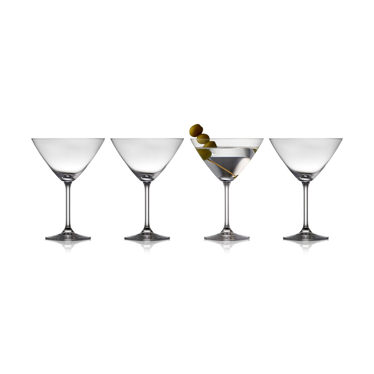 lyngby glas verre à martini juvel 28 cl, lot de 4 cristal