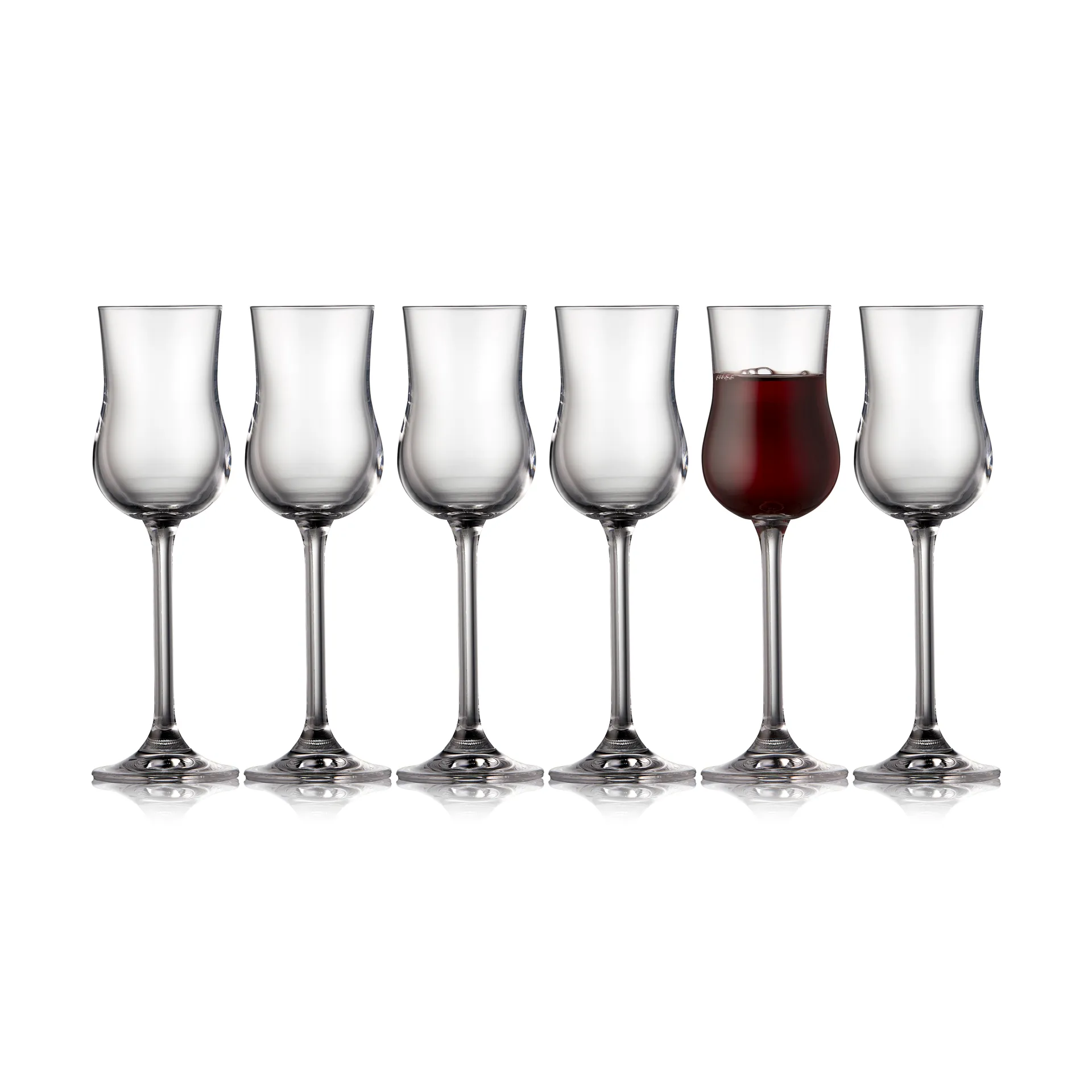 Verre à porto Juvel 9 cl, lot de 6, Cristal Lyngby Glas