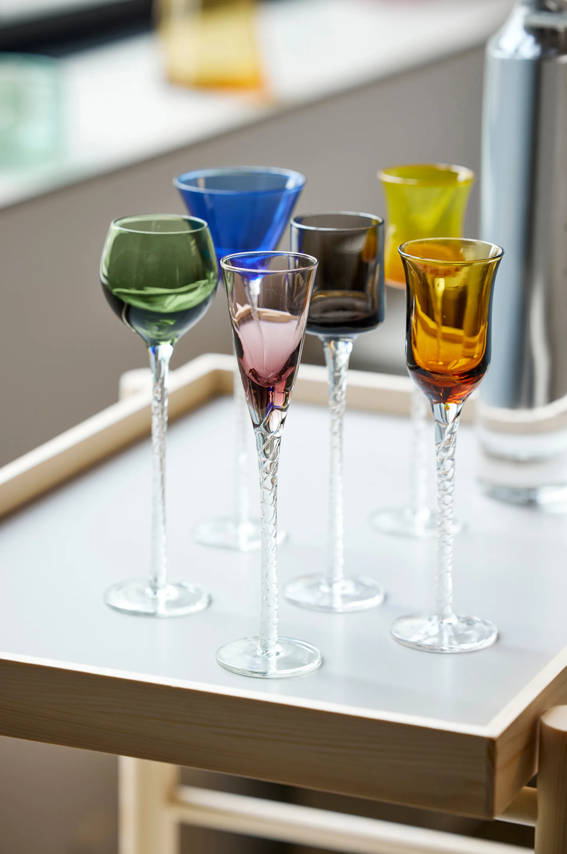 Verre à schnaps London 2,5-5 cl 6 pièces, Mix Lyngby Glas