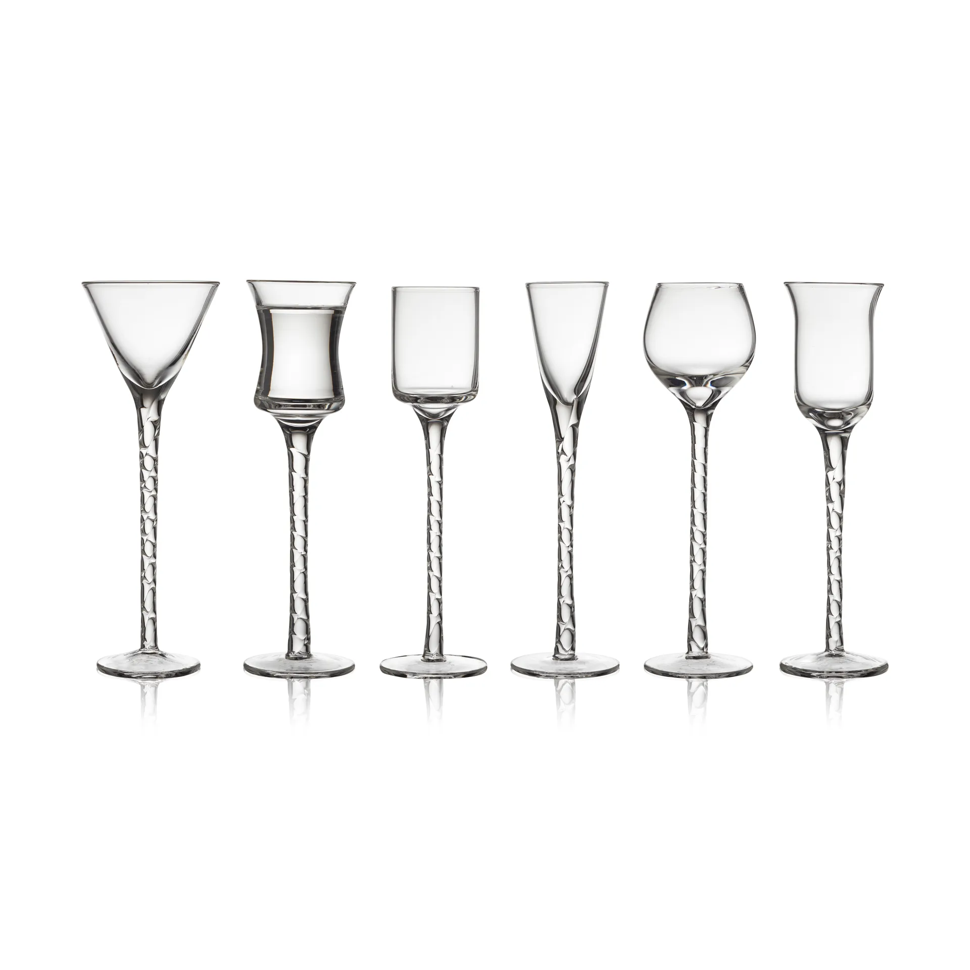 Verre à schnaps Rom 2,5-5 cl 6 pièces, Transparent Lyngby Glas