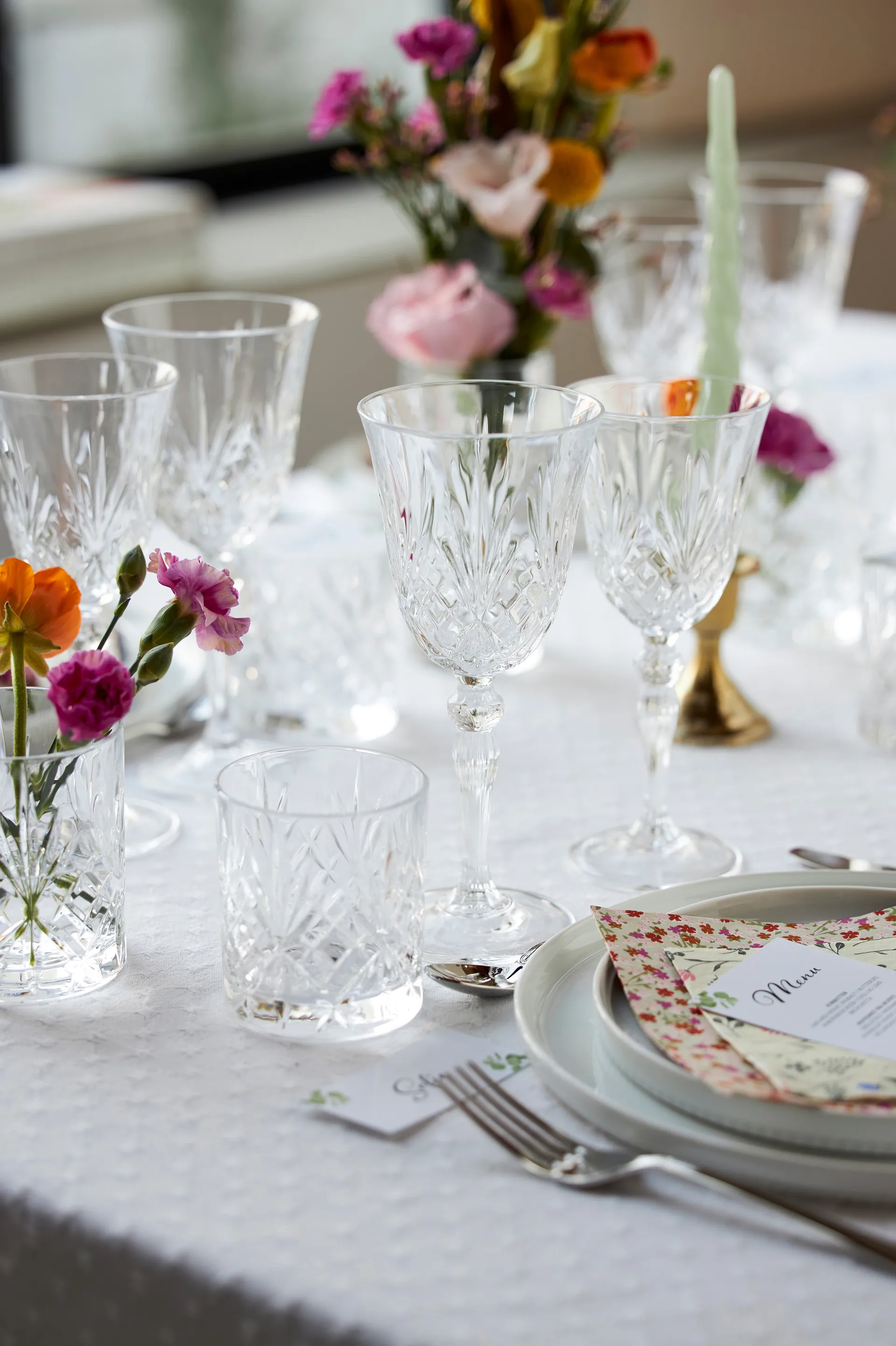 Verre à vin blanc Melodia 21 cl, lot de 4, Cristal Lyngby Glas
