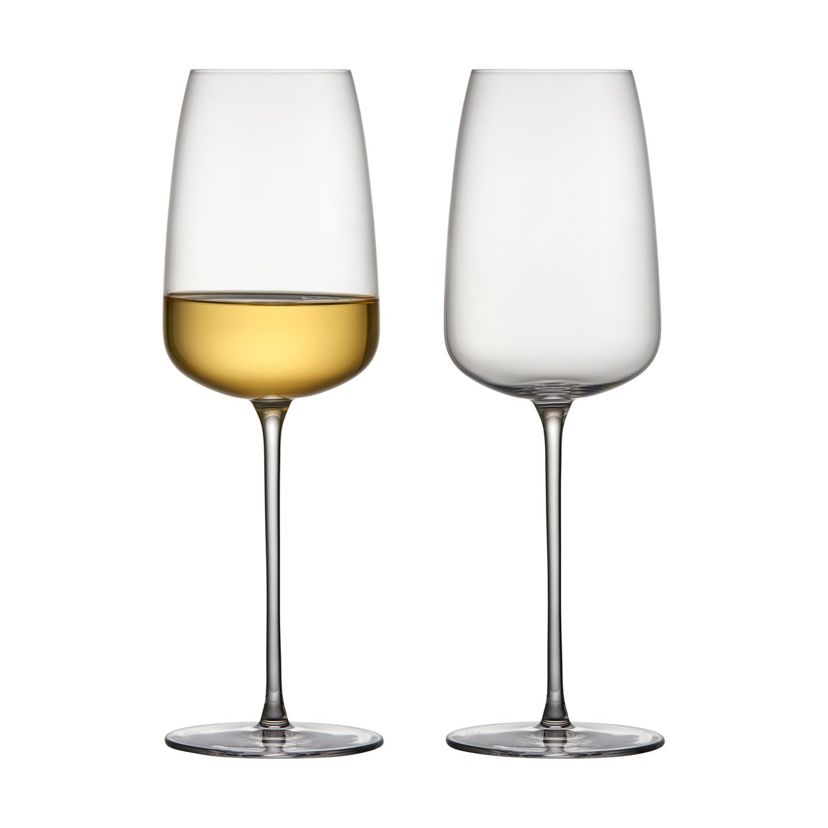 lyngby glas verre à vin blanc zero 48 cl, lot de 2 clear