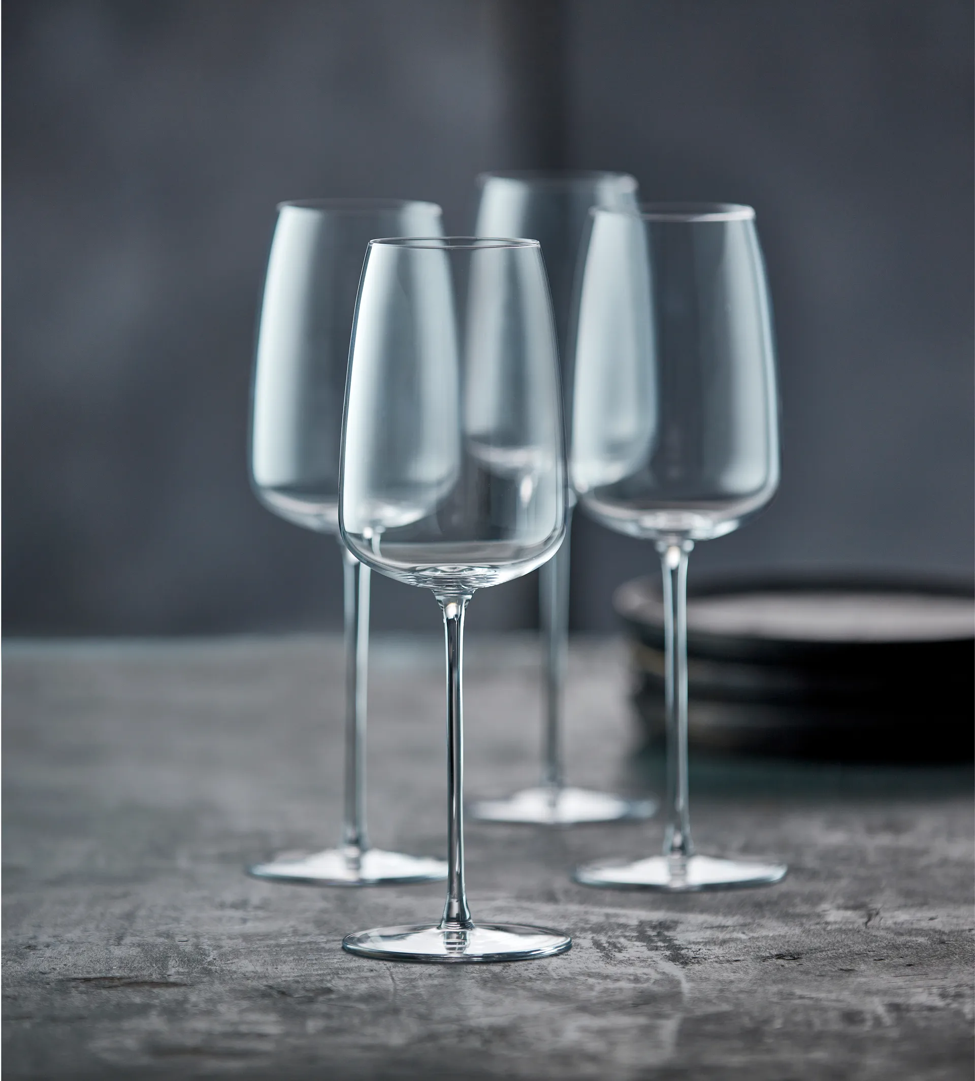 Verre à vin blanc Zero 48 cl, lot de 2, Clear Lyngby Glas