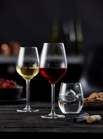 Verre �à vin rouge Juvel 50 cl, lot de 4 - Transparent - Lyngby Glas