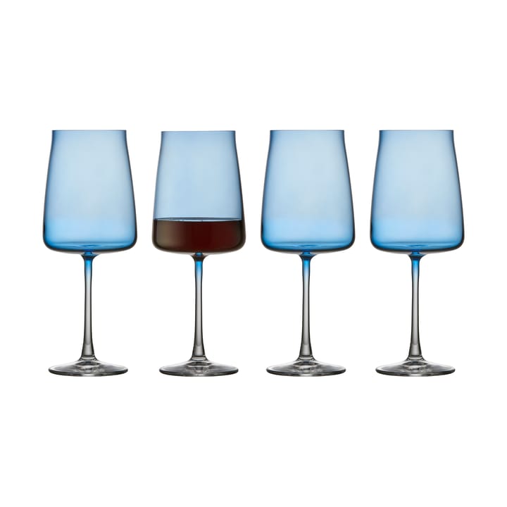 Verre à vin rouge Zero 54 cl, lot de 4 - Blue - Lyngby Glas