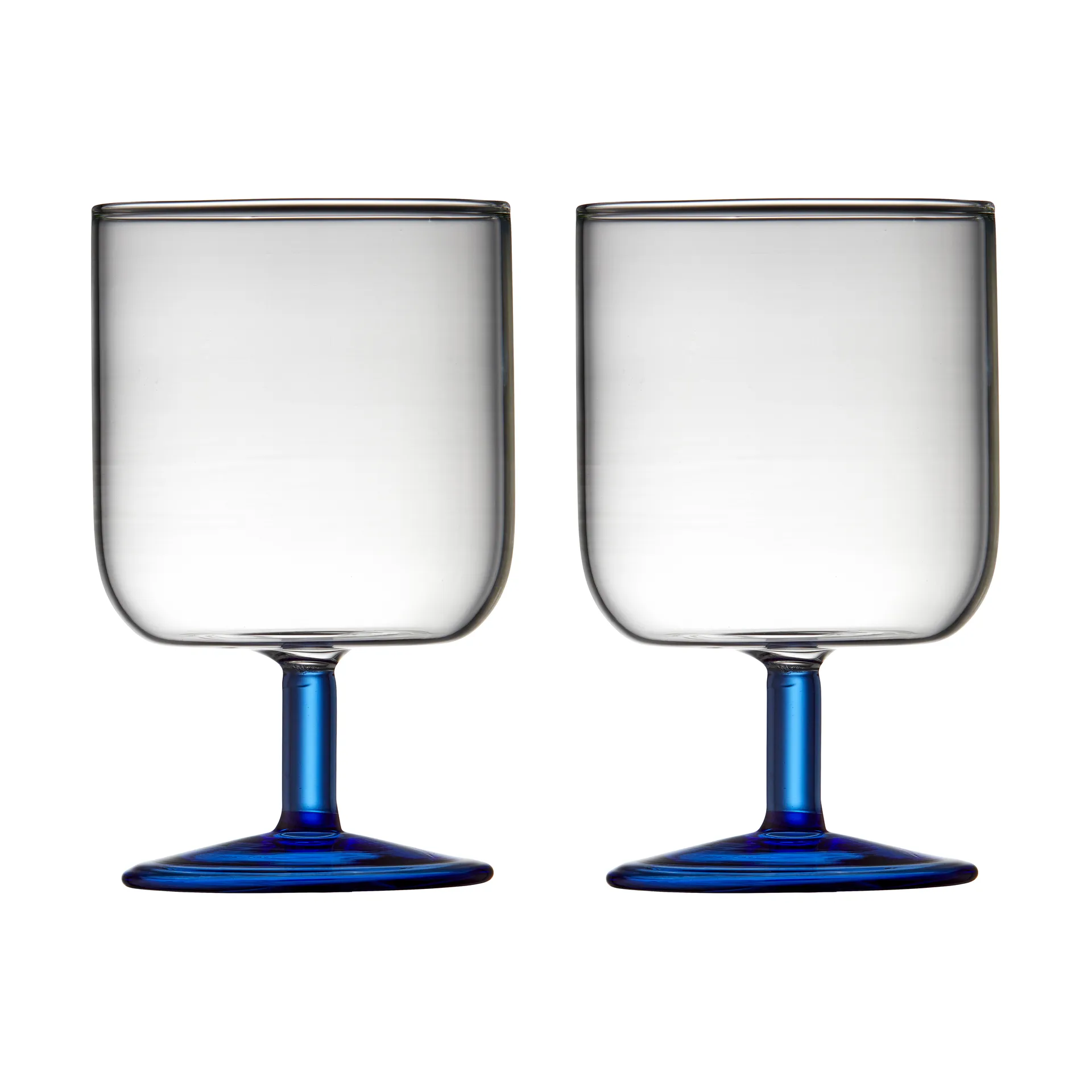 Verre à vin Torino 30 cl lot de 2, Clear-blue Lyngby Glas
