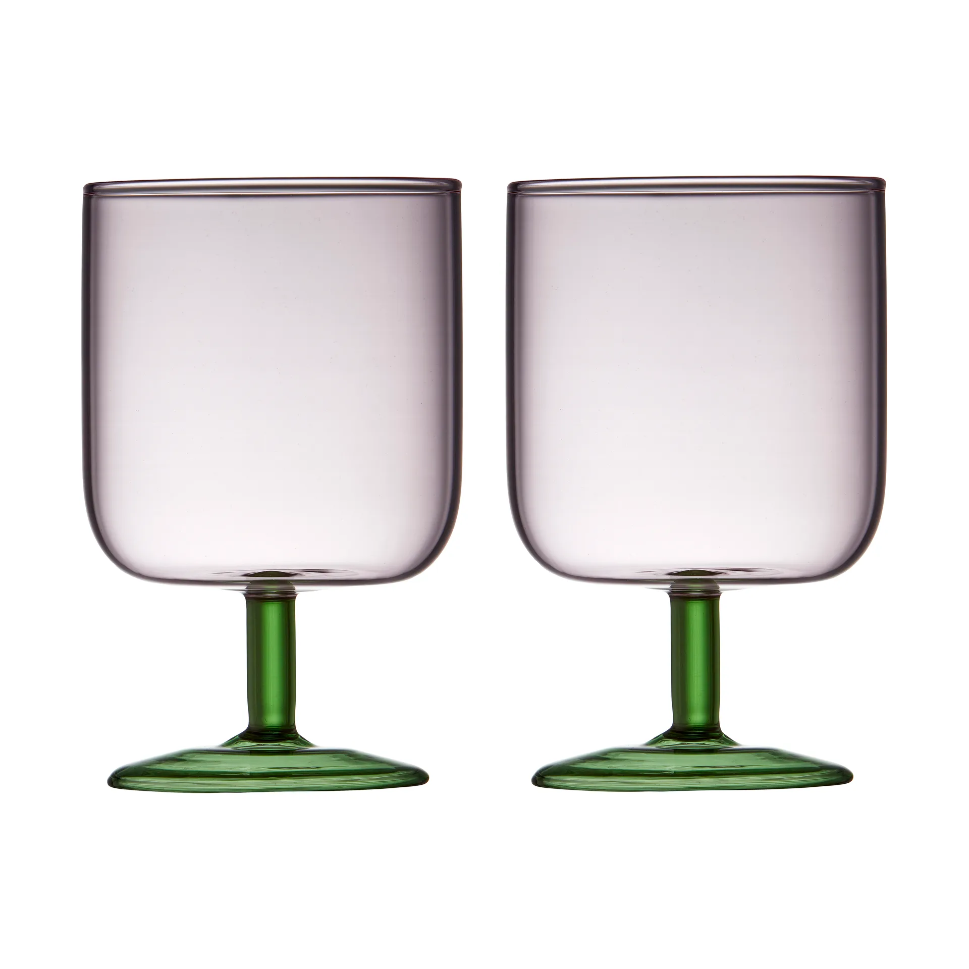 Verre à vin Torino 30 cl lot de 2, Pink-green Lyngby Glas