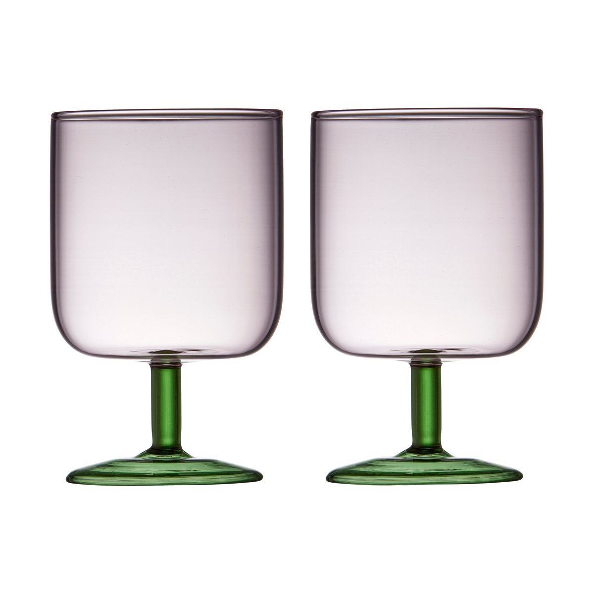 lyngby glas verre à vin torino 30 cl lot de 2 pink-green