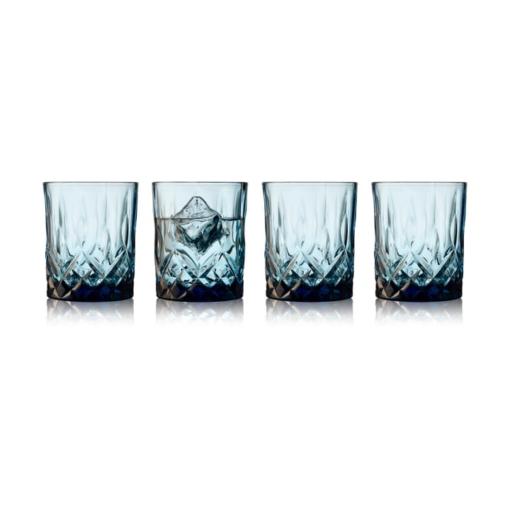 Verre à whisky Sorrento 32 cl lot de 4 - Blue - Lyngby Glas