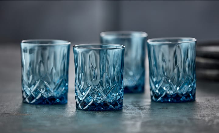 Verre à whisky Sorrento 32 cl lot de 4 - Blue - Lyngby Glas