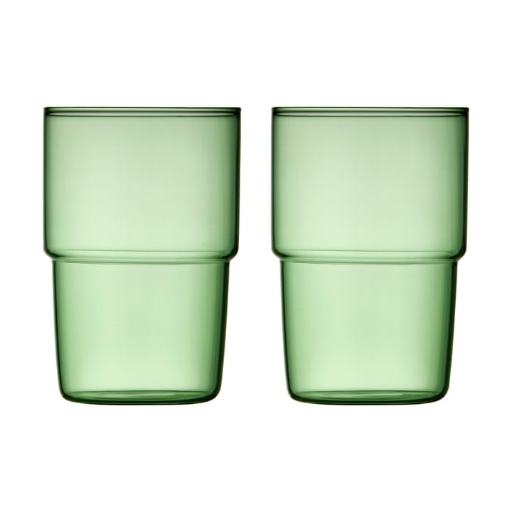 Verre Torino 40 cl, lot de 2 - Green - Lyngby Glas