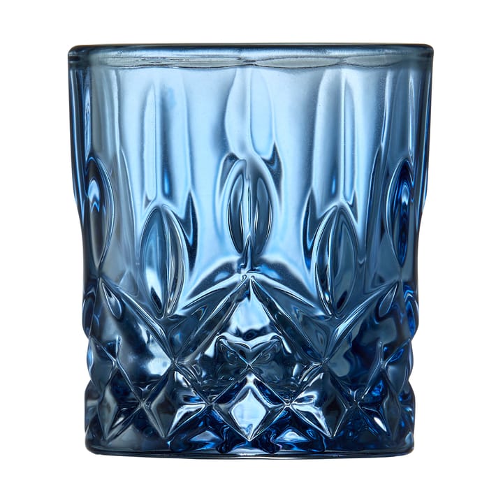 Verres à shot Sorrento 4 cl, lot de 4 - Bleu - Lyngby Glas