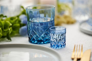 Verres à shot Sorrento 4 cl, lot de 4 - Bleu - Lyngby Glas