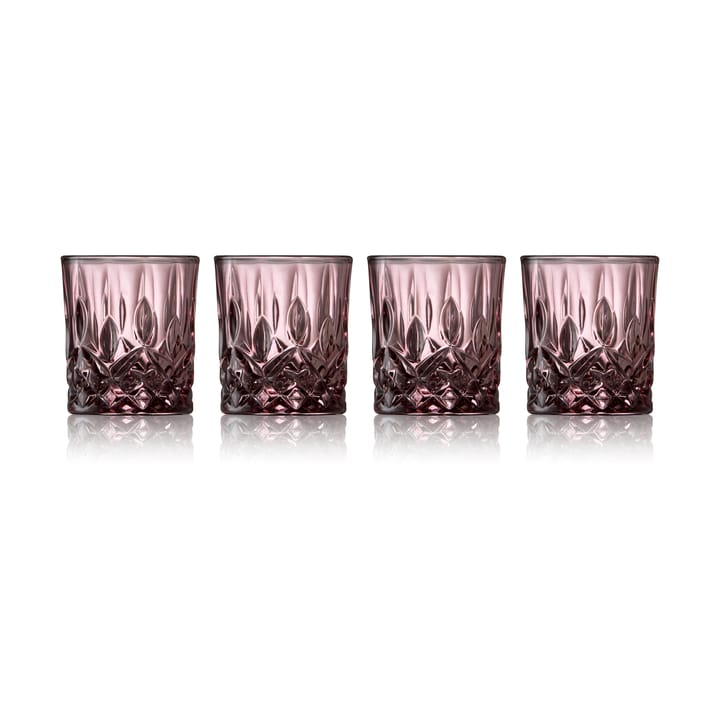 Verres à shot Sorrento 4 cl, lot de 4 - Pink - Lyngby Glas