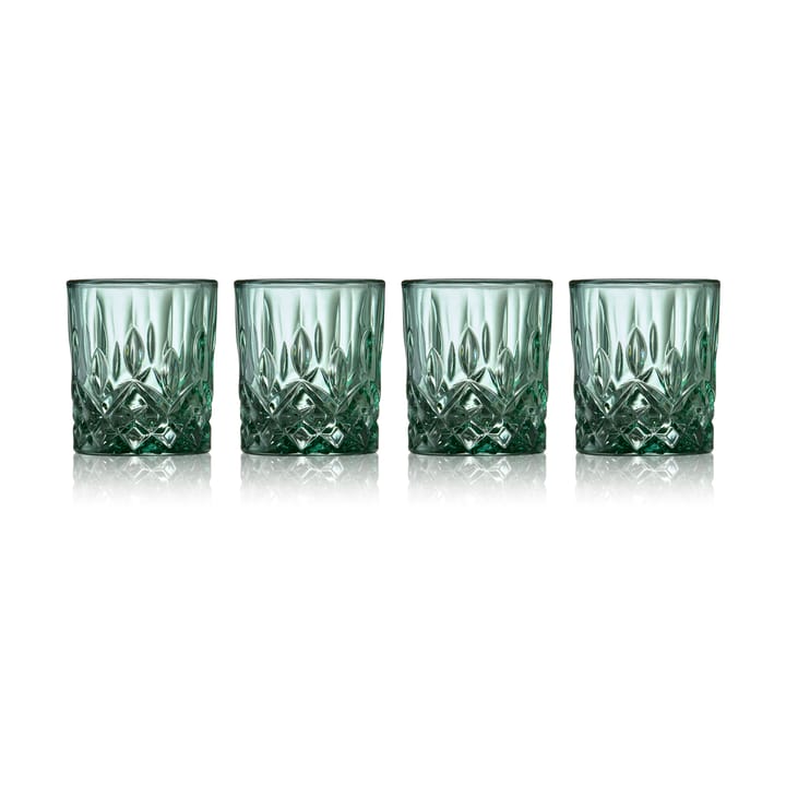 Verres à shot Sorrento 4 cl, lot de 4 - Vert - Lyngby Glas